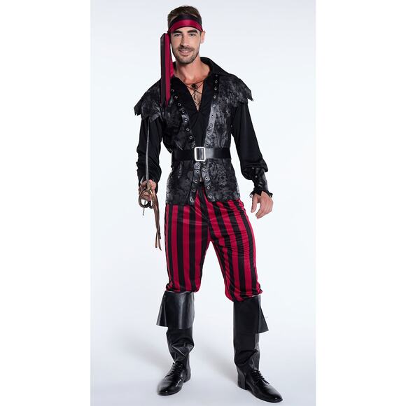 NEW California Costumes Ruthless Rogue Pirate Costume Size Large - Picture 1 of 9